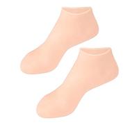 Etyldya Silicone Socks Gel Heel Protector Moisturizing Foot Sleeves Cracked Feet Care Socks for Repairing Dry Skin Suitable for Men And Women Rest And, Skin L