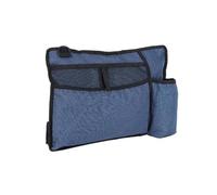 Etyldya Storage Pouch Organizer Bag Accessory with Multiple Pockets and 600D Oxford for s Wheelchairs and Scooters Suitable for Convalescence Home Travel, Blue