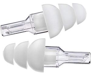 Etymotic ER20-CCC-C High Fidelity Reusable Earplugs [Clamshell Box] Ultra-Comfortable Hearing Protection for Concerts, Festivals, Sports Events, -20dB even volume reduction, White Tip Large SIze