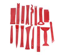 ETYUDPABV 16pcs Auto Interior Trim Removal Tool Kit, Car Panel Remover Set, Anti - Scratch POM Dashboard Pry Tools for Audio CD Trim Disassembly with 14 Trim Tools and 2 Scraping