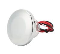 ETYUDPABV 39mm DC 12V LED Aisle Hall Light, Warm White 3000K 100LM Step Light, IP67 Rustproof 316 Stainless Steel LED Light for RV Boat Home with 20cm Wire