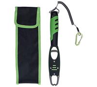 ETYUDPABV Aluminium Fishing Lip Grips, Fish Lip Gripper with Rubber Handle, 360° Rotating Jaw for Safe Catch and Release, 80kg Load Capacity, with Wrist Lanyard for Anglers