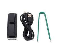 ETYUDPABV Programmable PC Keyboard 2 Key, Programmable RGB Mechanical Keypad, Hot Swappable Red Switch USB Wired Keypad with Type C Cable for Gaming OSU Office Media Control (Black)