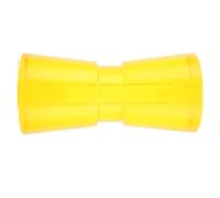 ETYUDPABV PVC Trailer Roller 190x85x16mm, Boat Bow Roller for Yacht and Inflatable Boat, Smooth Non - Abrasive Yellow PVC Roller with 16mm Bore for Efficient Loading and Keel