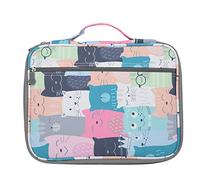 ETYUDPABV Sketch Painting Pencil Case Organizer, Art Pencil Bag for Artists and Students, Large Capacity Nylon Storage Bag with Zipper for 96 Sketch Pencils and 72 (96 Colors)