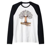 Etz Chaim (Torah is a Tree of Life) Proverbs 3:18 Raglan Baseball Tee
