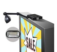 Etzeaxus Solar Sign Lights Outdoor, 60 LEDs Super Bright Billboard Lights, IP65 Waterproof, 3.7V 5200 mAh, Commercial Solar Lights for Real Estate Signs, usiness, Yard Sign Lighting