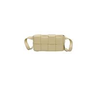 ETZRYSYB Bum Bag Flap Adjustable Handbags Women Chest Bag Fashion Crossbody for Women PU Leather Weave Waist Belt Bag(Yellow)