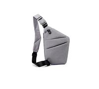 ETZRYSYB Bum Bag Men Ultra Thin Anti-Theft Small Chest Bag Mini Cross Body Bags Male One Shoulder Sling Bag for Travel Sports Bag(Gray)