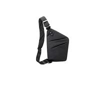 ETZRYSYB Bum Bag Men Ultra Thin Anti-Theft Small Chest Bag Mini Cross Body Bags Male One Shoulder Sling Bag for Travel Sports Bag(Schwarz)