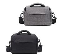 ETZRYSYB Camera Bag Mirrorless Camera Bag Its Waterproof Canvas Fabric with Rain Cover Can Protect The Camera from Unexpected Weather(Gray)