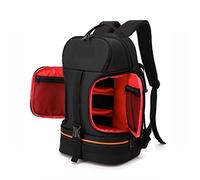 ETZRYSYB Camera Bag Portable Waterproof Tripod Waist Bag Pouch Pocket Case Pack with Loop for Supporting DSLR Camera Monopod Tripod Accessories(Red)