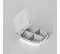ETZRYSYB Lunch Box Pill Case Portable Week Large Capacity Storage Box Travel Compartment Sealed Box Portable Pill Box(Green)