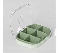 ETZRYSYB Lunch Box Pill Case Portable Week Large Capacity Storage Box Travel Compartment Sealed Box Portable Pill Box(Yellow)