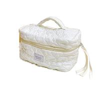 ETZRYSYB Makeup Bag Solid Color Soft Makeup Things Large Bag Organizer Box Bags Cosmetic WomanToiletry Women Cosmetic Bag