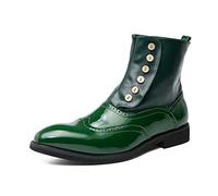 ETZRYSYB Mens Boots Men's ankle boots Classic men's short boots(46)