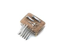 ETZRYSYB Nail Clippers 8PCS Manicure/Pedicure Sets Nail Clipper Stainless Steel Nail Cutter Tools Nail Scissors File Eyebrow and Eyelash Trimmer Kit(8pcs Style B)