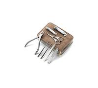 ETZRYSYB Nail Clippers 8PCS Manicure/Pedicure Sets Nail Clipper Stainless Steel Nail Cutter Tools Nail Scissors File Eyebrow and Eyelash Trimmer Kit(8pcs Style A)
