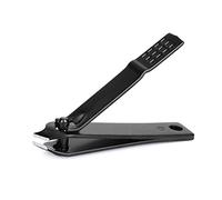 ETZRYSYB Nail Clippers Black Carbon Steel Nail Clippers Oblique Square Check Nail Cutting Single Anti-Splash Nail Nipper Manicure Tool