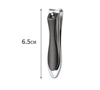 ETZRYSYB Nail Clippers Professional Nail Clippers File Cutter Fingernail and Toenail Manicure Accessories Tool for Pedicure Cuticle Scissors Trimmer(Schwarz)