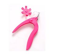 ETZRYSYB Nail Clippers Professional U-Shaped Nail Clipper Nail Tip Trimmer False Tips Colorful Edge Cutters Toenail Scissors Tools Manicure Tool(Pink)