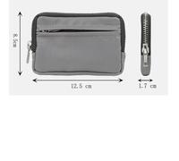 ETZRYSYB Purses for Women Japan Style Nylon Wallets Man Zipper Short Wallets Waterproof Casual Student Youth Small Coin Purse Card Holder Case(Schwarz)