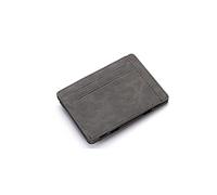 ETZRYSYB Purses for Women Ultra Thin Mini Wallet Small Wallet Business PU Leather Magic Wallets Coin Purse Credit Card Holder Wallets(Gray)