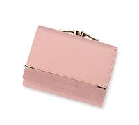 ETZRYSYB Purses for Women Women Wallets Leather Luxury Designer Female Coin Purses ID Card Holder Wallet Short Ladies Money Bags Clutch Purse(Pink)