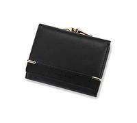 ETZRYSYB Purses for Women Women Wallets Leather Luxury Designer Female Coin Purses ID Card Holder Wallet Short Ladies Money Bags Clutch Purse(Schwarz)