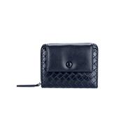 ETZRYSYB Purses for Women Women's Fashion Woven Wallet Short Multi-Functional Small Wallets Zipper Bag Purse Knitting Soft Leather Flap Mini Clutch Bag
