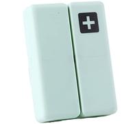 ETZRYSYB Storage Boxes 1pc Weekly Pill Box 7 Days Folding Travel Medicine Holder Pill Storage Box Tablet Dispenser Container Organizer Tools(Green)