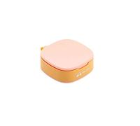 ETZRYSYB Storage Boxes Mini Portable 4 Grid Compartment Pill Box Travel Medicine Case Plastic Tablet Dispenser Storage Box(Pink)