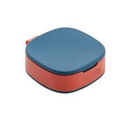 ETZRYSYB Storage Boxes Pill Case Four Grid Compartment Travel Pill Box Organizer Medicine Tablet Dispenser Pill Box Dividers Organizer(Orange Blue)