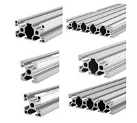 EU 2020 3030 2040 2080 2060 T-slot Aluminum Profile Linear Rail Extrusion CNC 3D Printer Parts(2020,500mm)