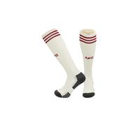 (EU 26-35, Arsenal Away White) 25-26 New Kids Football Grip Socks & Long Football Training Socks - Breathable Cushioned Socks Children & Youth