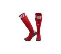 (EU 26-35, Arsenal Home Red) 25-26 New Kids Football Grip Socks & Long Football Training Socks - Breathable Cushioned Socks Children & Youth