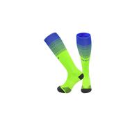 (EU 26-35, Mancity Green Fluo) 25-26 New Kids Football Grip Socks & Long Football Training Socks - Breathable Cushioned Socks Children & Youth