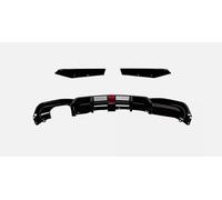 EU AUTO PARTS COMPATIBLE FOR BMW 3 SERIES F30 F31 GLOSS BLACK REAR VALANCE DIFFUSER SPOILER LIP W/LED 2011+