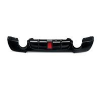 EU AUTO PARTS REAR BUMPER LIP DIFFUSER COMPATIBLE FOR BMW E92 E93 335I 2D M-TECH GLOSS BLACK W/LED 07-13