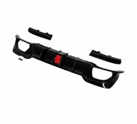 EU AUTO PARTS REAR DIFFUSER WITH LIGHT COMPATIBLE FOR BMW 3 SERIES G20 G21 M PERFORMANCE SPORT GLOSS BLACK