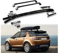 Eu Auto Parts Roof Rails Rack Cross Bars Compatible For Discovery Sport L550 - 4Pcs Baggage Rack & Crossbar Set, Aluminum, Lockable, Luggage Cargo Carrier