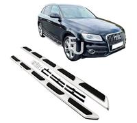 EU Auto Parts RUNNING BOARDS COMPATIBLE FOR AUDI Q5 SIDE STEPS OEM STYLE NEW STAINLESS PAIR 2008-2016