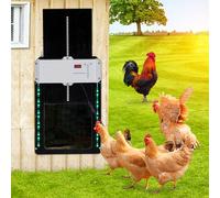 (EU) Automatic Chicken Coop Door Light-sensitive Automatic Puppy House Door High Quality And Practical Chicken Pets Supplies Dog Cages