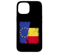 EU Belgium Half Flag European Union Belgian Jersey Case for iPhone 15