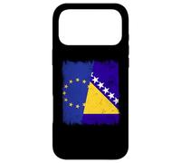 EU Bosnia And Herzegovina Half Flag European Union Bosnia Case for iPhone 17 Pro Max