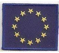 EU EUROPEAN UNION FLAG WORLD EMBROIDERED PATCH BADGE
