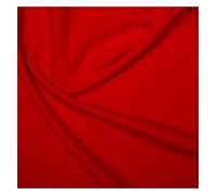 EU Fabrics 100% Cotton Jersey Fabric | Breathable Upholstery Material for Sewing | Spandex Interlock Jersey for Dressmaking and Craft | Stretch Fabric by The Metre (Red, 1 Metre x 160cm)