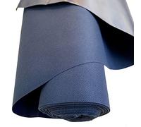 EU Fabrics 12oz Heavy Duty Denier Fabric | Canvas Fabric with PVC Backing for Sewing | Polyurethane Waterproof Outdoor Upholstery Fabric by the Metre - Navy Sample 10cm x 10cm