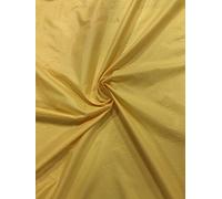 EU Fabrics 2 oz Waterproof Fabric - 150cm, 100% Polyester, PU Coated - Ideal for Pet Bed Covers, Bags, Tent - Water Resistant, Light Weight, Breathable, Flexible Fabric Material per Metre (Yellow)