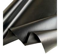 EU Fabrics 610g Heavy Duty Fire Retardant PVC - UV Protection, Waterproof, Cold, Frost, and Tear-Resistant - Heavy Duty Vinyl Fabric per Metre (Black - Sample 10CM x 10cm)